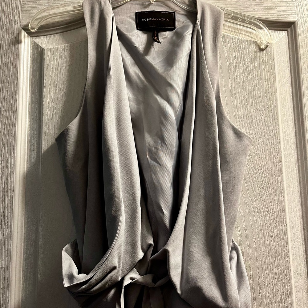 grey BCBG women’s suit vest